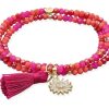 Pulseras Marina Garcia | Pulsera Zen Buganvilla Con Sol