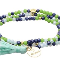 Pulseras Marina Garcia | Pulsera Zen Nenufar Con Chapa Mam