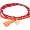 Pulseras Marina Garcia | Pulsera Zen Ne N Naranja Con Peseta