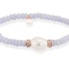 Pulseras Marina Garcia | Pulsera Naya Perla En Plata Rosa