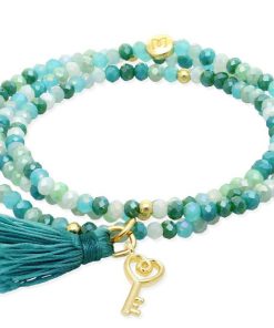 Pulseras Marina Garcia | Pulsera Zen Menta Con Llave