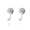 Pendientes Marina Garcia | Pendientes Ear Cuff Novia En Oro Blanco 18Kt. Y Diamantes