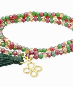 Pulseras Marina Garcia | Pulsera Zen Acebo Con Trebol