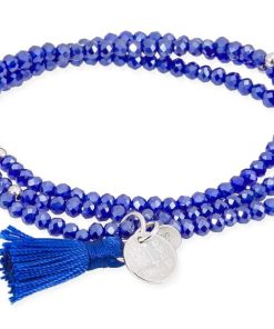 Pulseras Marina Garcia | Pulsera Zen Azul En Plata