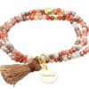 Pulseras Marina Garcia | Pulsera Zen Roble Con Chapa Mam