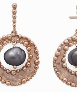 Pendientes Marina Garcia | Pendientes Pop Pearl En Plata Rosa