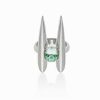 Anillos Marina Garcia | Anillo Galaxy Doble Verde En Plata