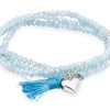 Pulseras Marina Garcia | Pulsera Zen Azul En Plata