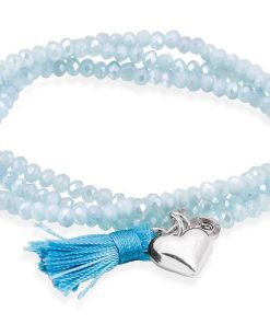 Pulseras Marina Garcia | Pulsera Zen Azul En Plata