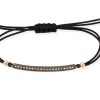 Pulseras Marina Garcia | Pulsera Suite Co Ac En Plata Negra