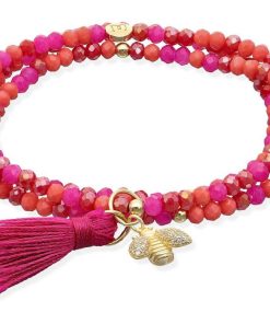 Pulseras Marina Garcia | Pulsera Zen Buganvilla Con Abeja