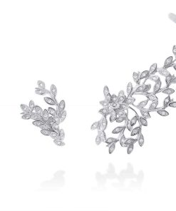 Pendientes Marina Garcia | Pendientes Chantilly Xl En Plata