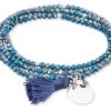 Pulseras Marina Garcia | Pulsera Zen Azul En Plata