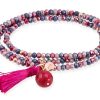 Pulseras Marina Garcia | Pulsera Zen Rosa En Plata Rosa