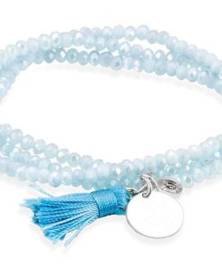 Pulseras Marina Garcia | Pulsera Zen Azul En Plata