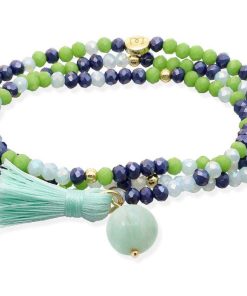 Pulseras Marina Garcia | Pulsera Zen Nenufar Con Piedra Natural