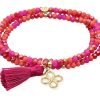 Pulseras Marina Garcia | Pulsera Zen Buganvilla Con Trebol