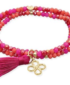 Pulseras Marina Garcia | Pulsera Zen Buganvilla Con Trebol