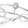 Pulseras Marina Garcia | Pulsera Aire Rosa En Plata