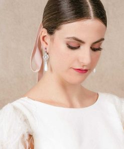 Pendientes Marina Garcia | Pendientes Art Deco Novia En Plata