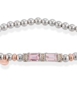 Pulseras Marina Garcia | Pulsera Pastel Rosa En Plata