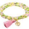 Pulseras Marina Garcia | Pulsera Zen British Rose Con Charm Love