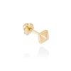 Pendientes Marina Garcia | Piercing Stud En Oro Amarillo 18Kt