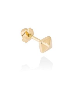 Pendientes Marina Garcia | Piercing Stud En Oro Amarillo 18Kt