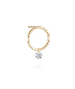 Piercings Marina Garcia | Piercing Ballerina Round En Oro 18Kt Y Diamante