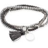 Pulseras Marina Garcia | Pulsera Zen Gris En Plata