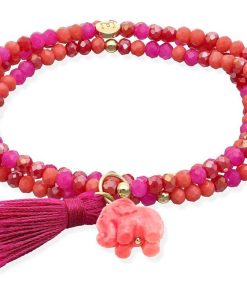 Pulseras Marina Garcia | Pulsera Zen Buganvilla Con Elefante