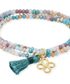 Pulseras Marina Garcia | Pulsera Zen Ocean A Con Trebol