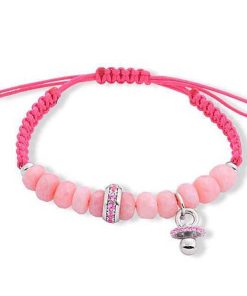 Pulseras Marina Garcia | Pulsera Baby Rosa En Plata