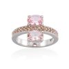 Anillos Marina Garcia | Anillo Mirrow Rosa En Plata