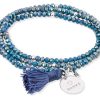 Pulseras Marina Garcia | Pulsera Zen Azul En Plata