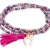 Pulseras Marina Garcia | Pulsera Zen Rosa En Plata Rosa