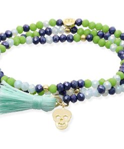 Pulseras Marina Garcia | Pulsera Zen Nenufar Con Calavera