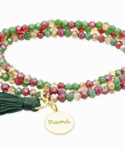 Pulseras Marina Garcia | Pulsera Zen Acebo Con Chapa Mam