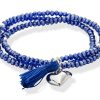 Pulseras Marina Garcia | Pulsera Zen Azul En Plata