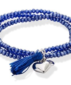 Pulseras Marina Garcia | Pulsera Zen Azul En Plata