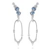 Pendientes Marina Garcia | Pendientes Someil Azul En Plata