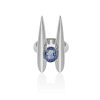 Anillos Marina Garcia | Anillo Galaxy Doble Azul En Plata