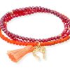 Pulseras Marina Garcia | Pulsera Zen Ne N Naranja Con Herradura