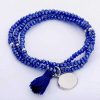 Pulseras Marina Garcia | Pulsera Zen Azul En Plata