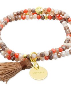 Pulseras Marina Garcia | Pulsera Zen Roble Con Chapa Danke