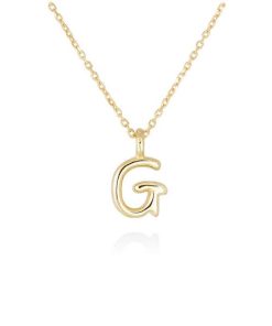 Gargantillas Marina Garcia | Colgante Letra G En Oro Amarillo 18Kt