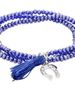 Pulseras Marina Garcia | Pulsera Zen Azul En Plata