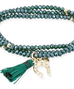 Pulseras Marina Garcia | Pulsera Zen Verde Con Herradura