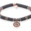 Pulseras Marina Garcia | Pulsera Full Moon En Plata Rosa