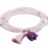 Pulseras Marina Garcia | Pulsera Zen Rosa En Plata Rosa